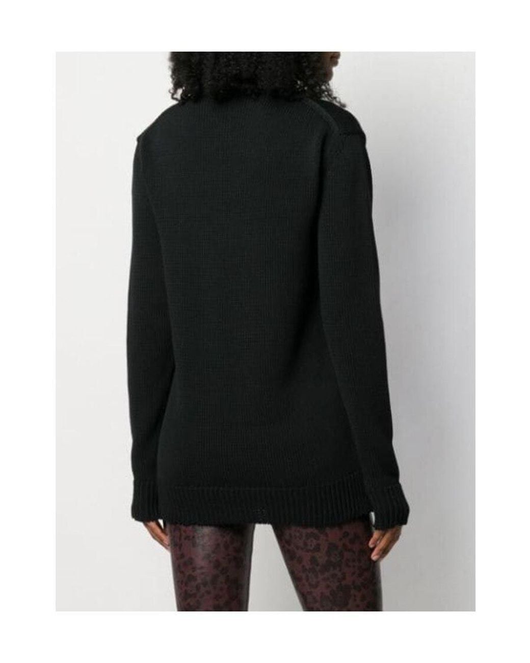 Givenchy Black Logo Letter Pullover