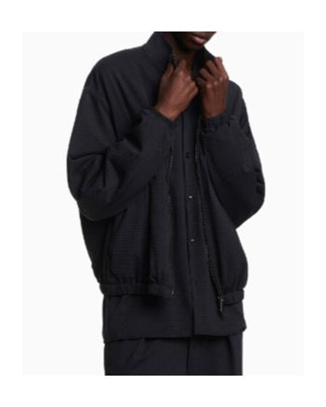 Emporio Armani Blue Full-Zip Casual Jacket for men