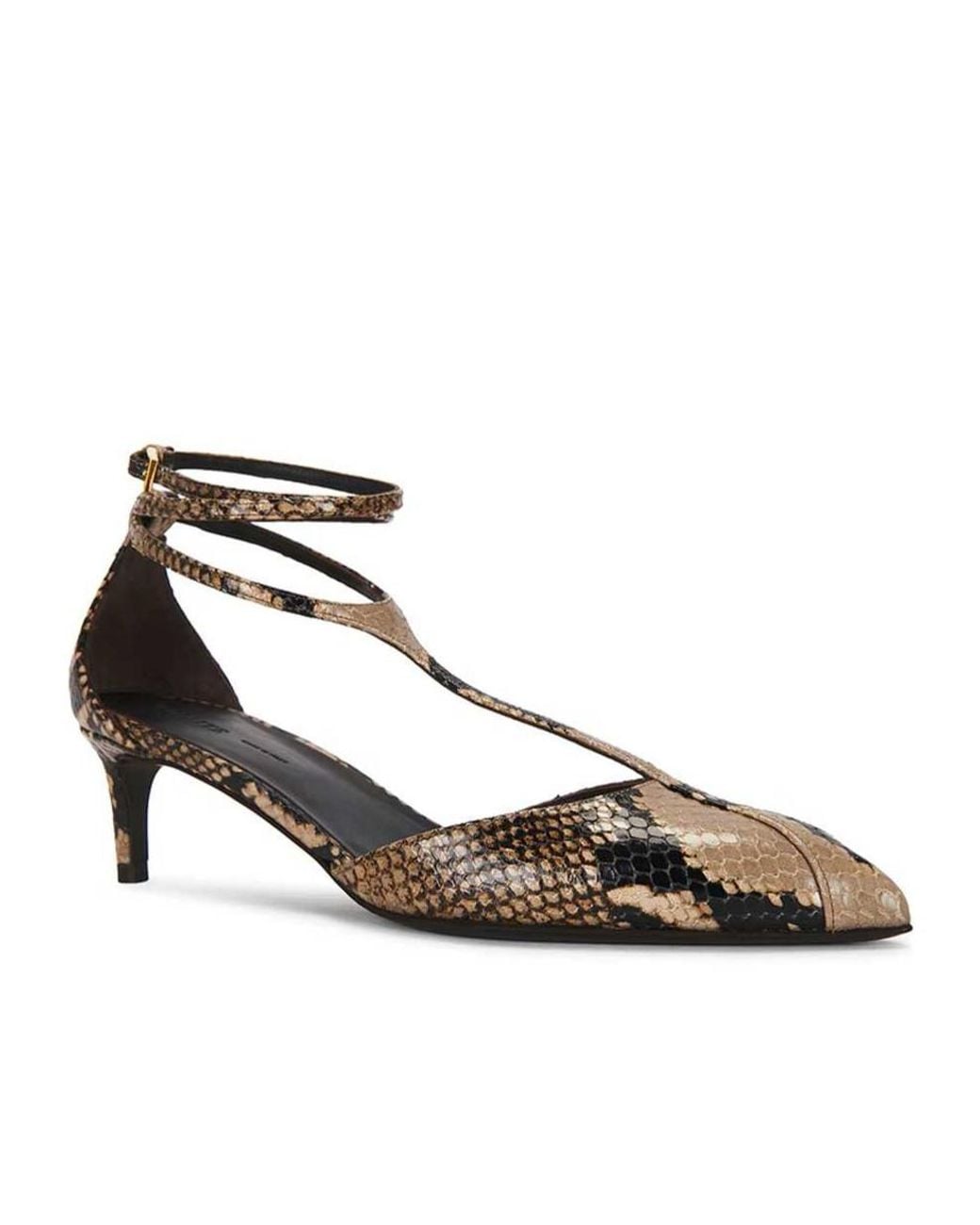Khaite Metallic Pointed-Toe High-Heeled Sandals