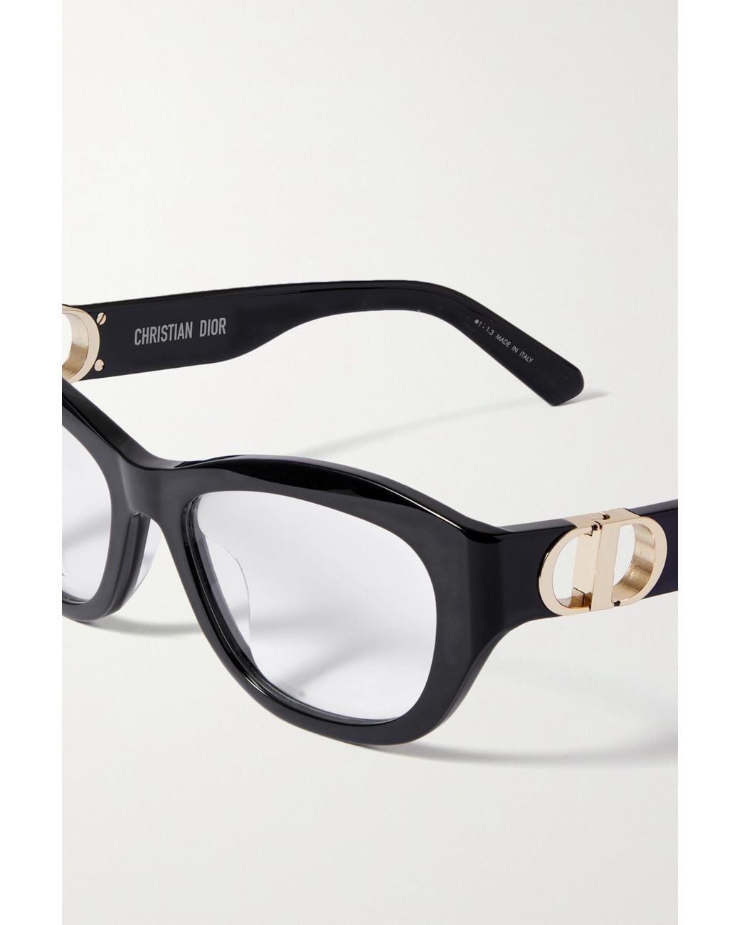 Dior White Logo Flat Mirror