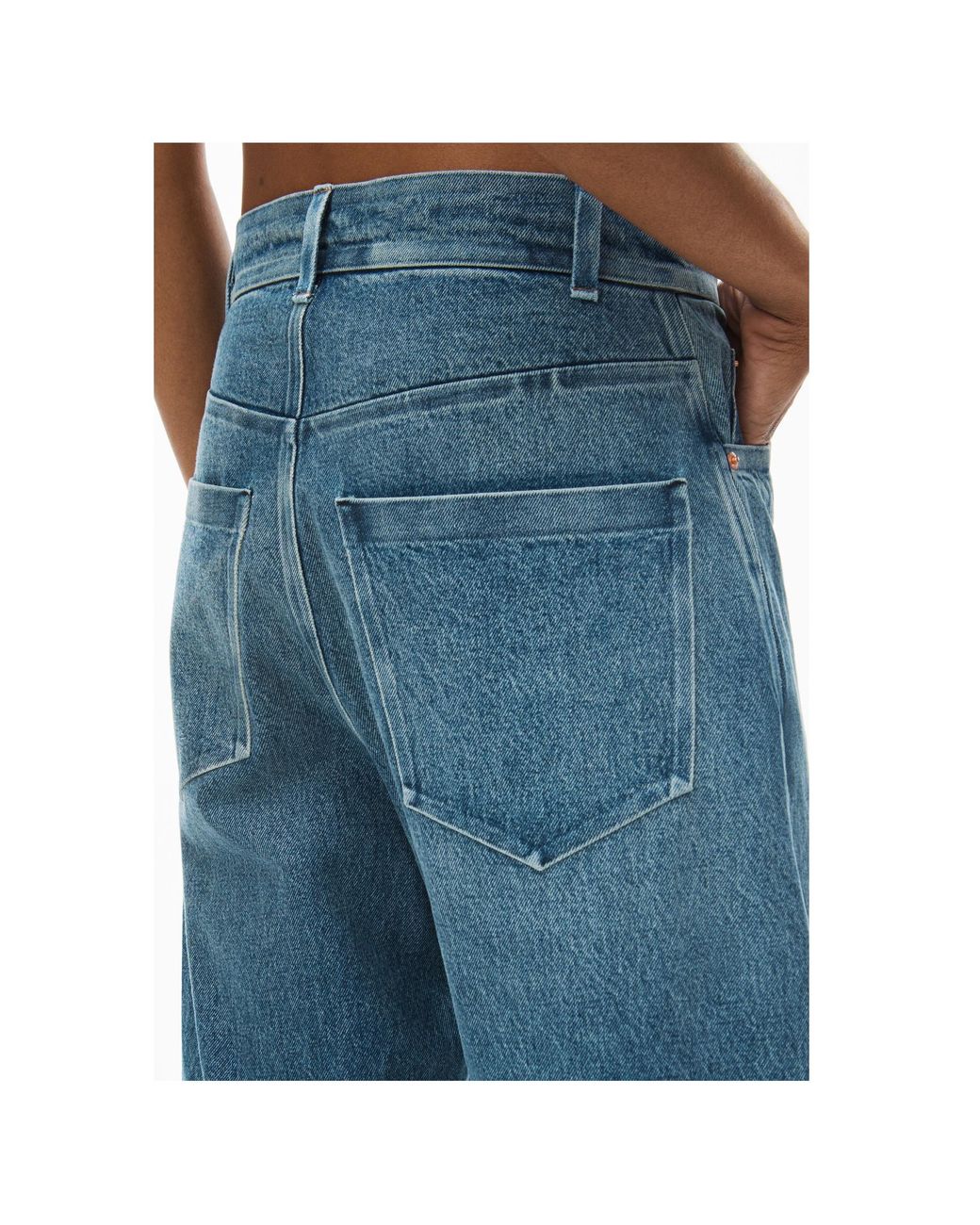 Alexander Wang Blue Wide-Leg Ballon Jeans