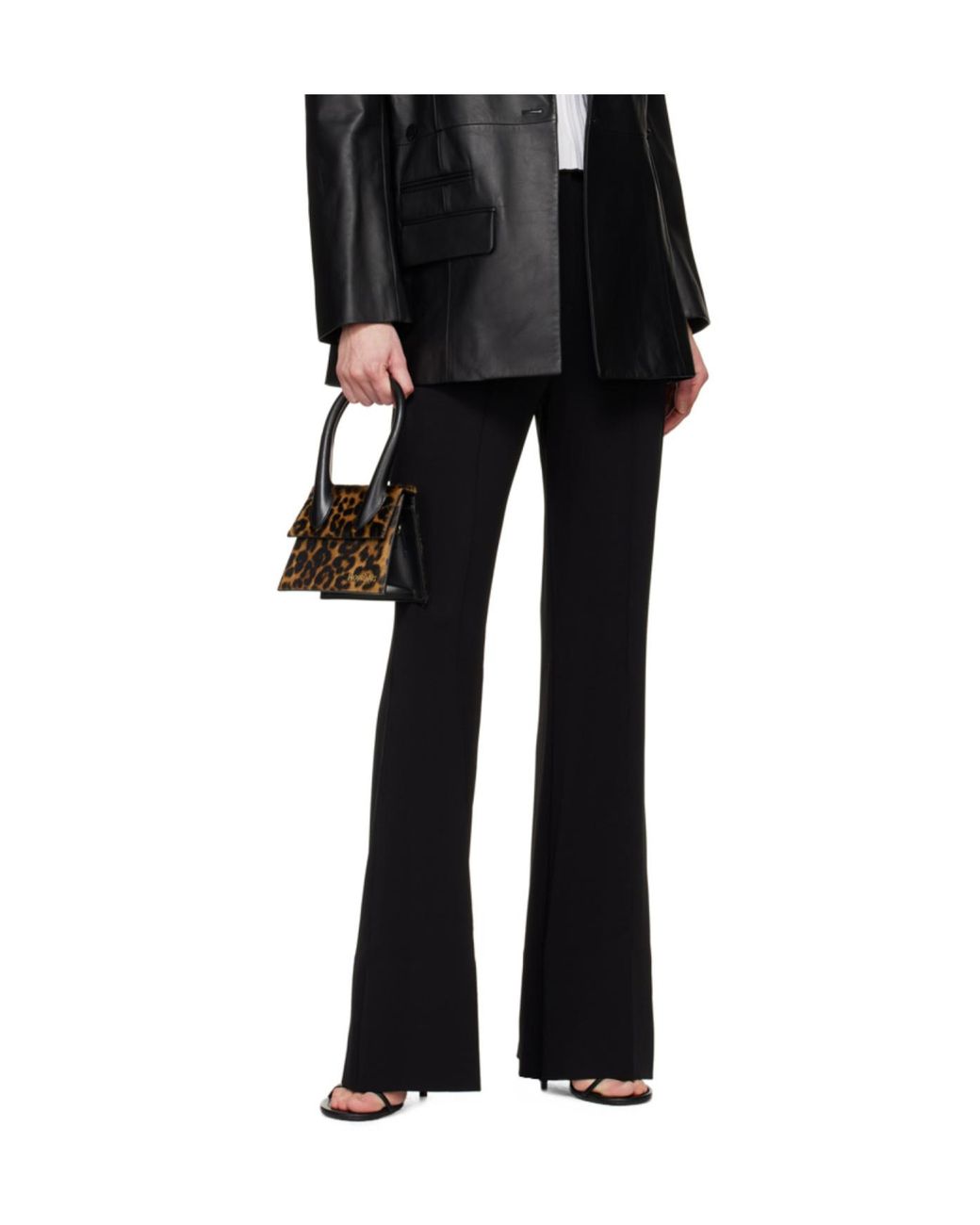 Jacquemus Black Le Pantalon Apollo Flared Pants