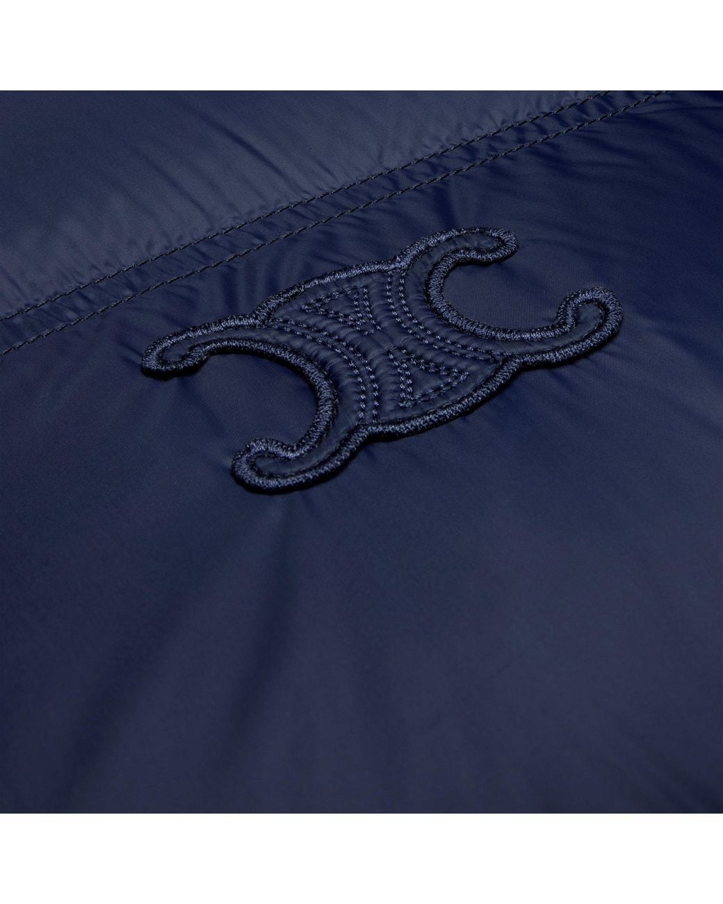 Céline Blue Puffer Jacket