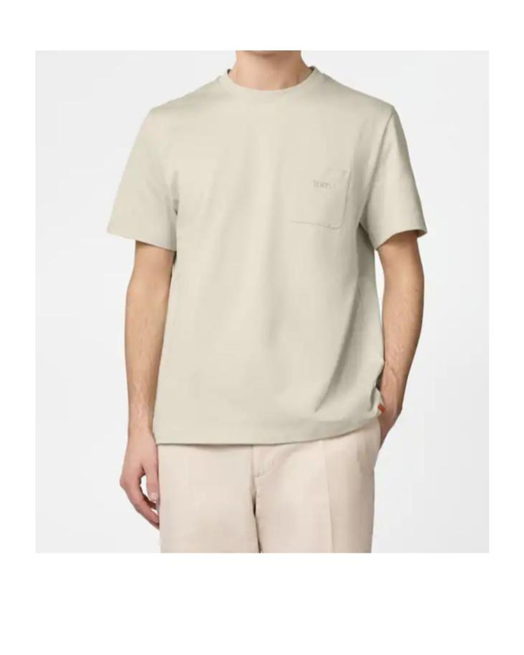 Tod's White Short-Sleeved T-Shirt for men