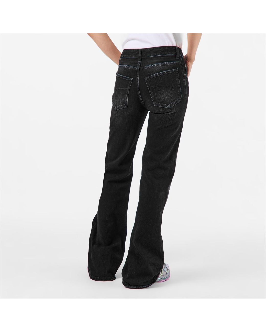 Balenciaga Gray Wide Leg Trousers
