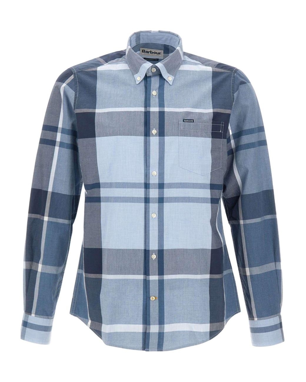 Barbour Blue Harris Tartan Check Shirt for men