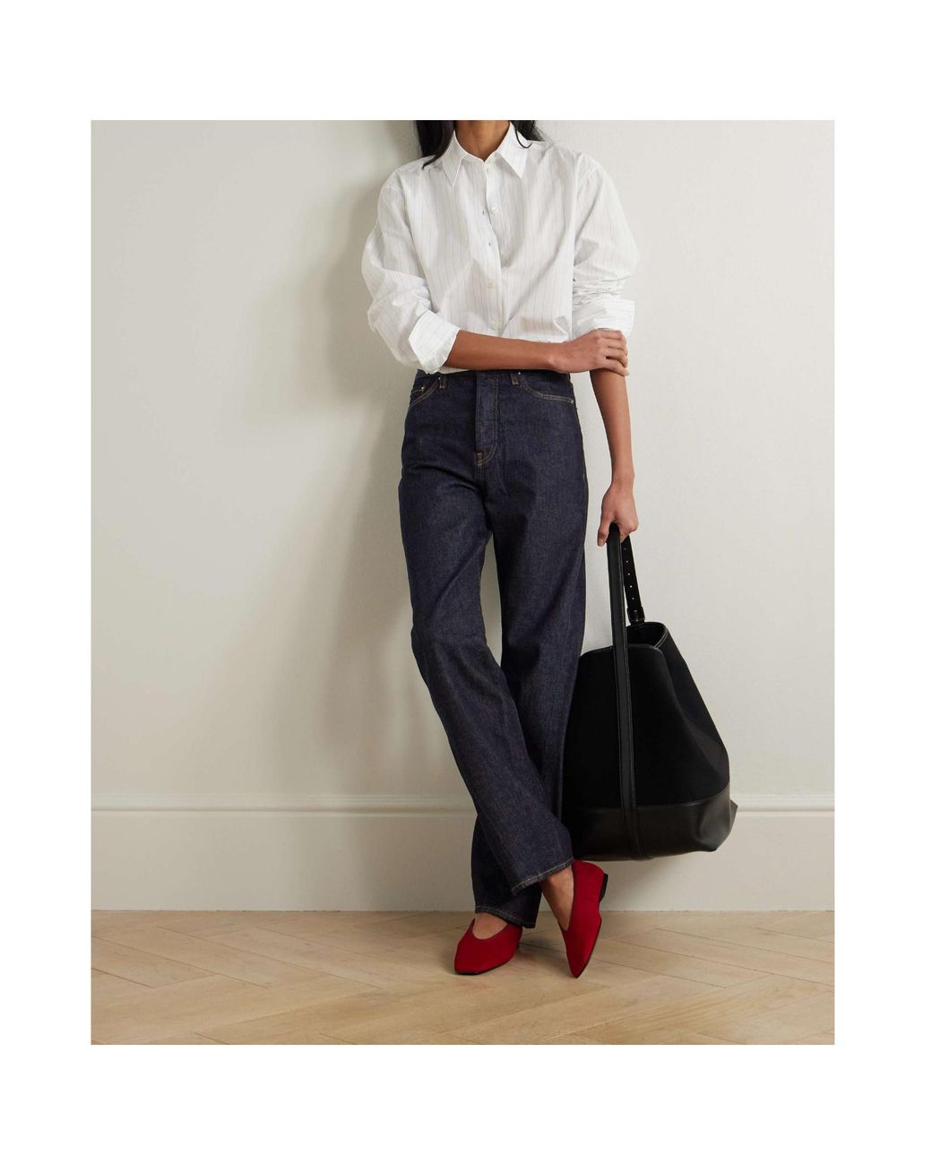 Totême Blue Belt Loop Jeans