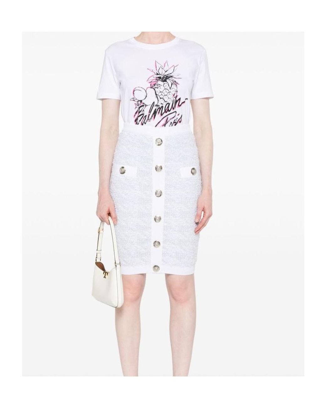 Balmain White Skirts
