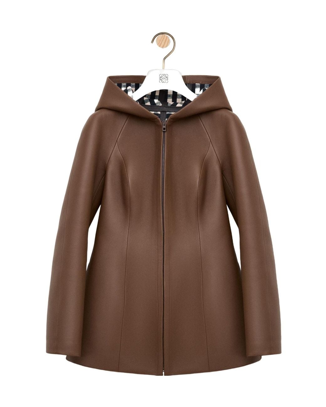 Loewe Brown Hooded Jacket