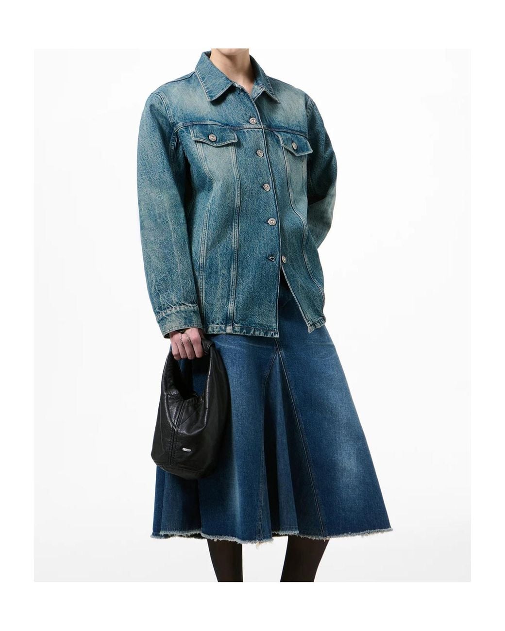 Our Legacy Blue Button-Front Denim Jacket