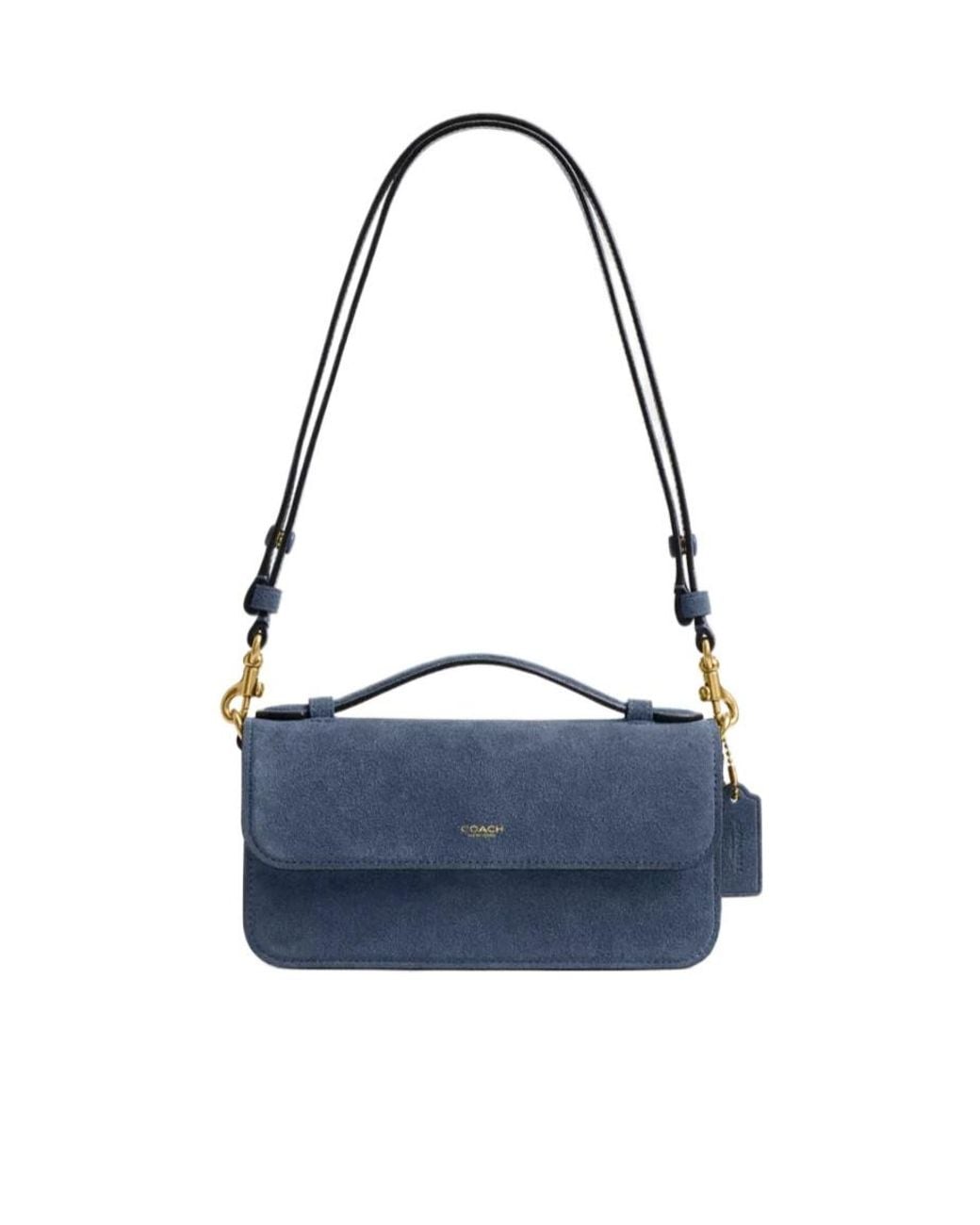 COACH Blue Elora Top Handle Crossbody Bag
