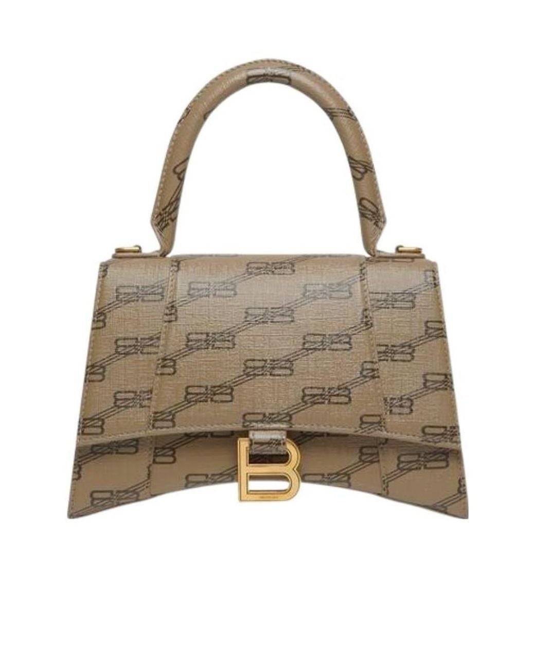 Balenciaga Natural Hourglass Small Tote Bag