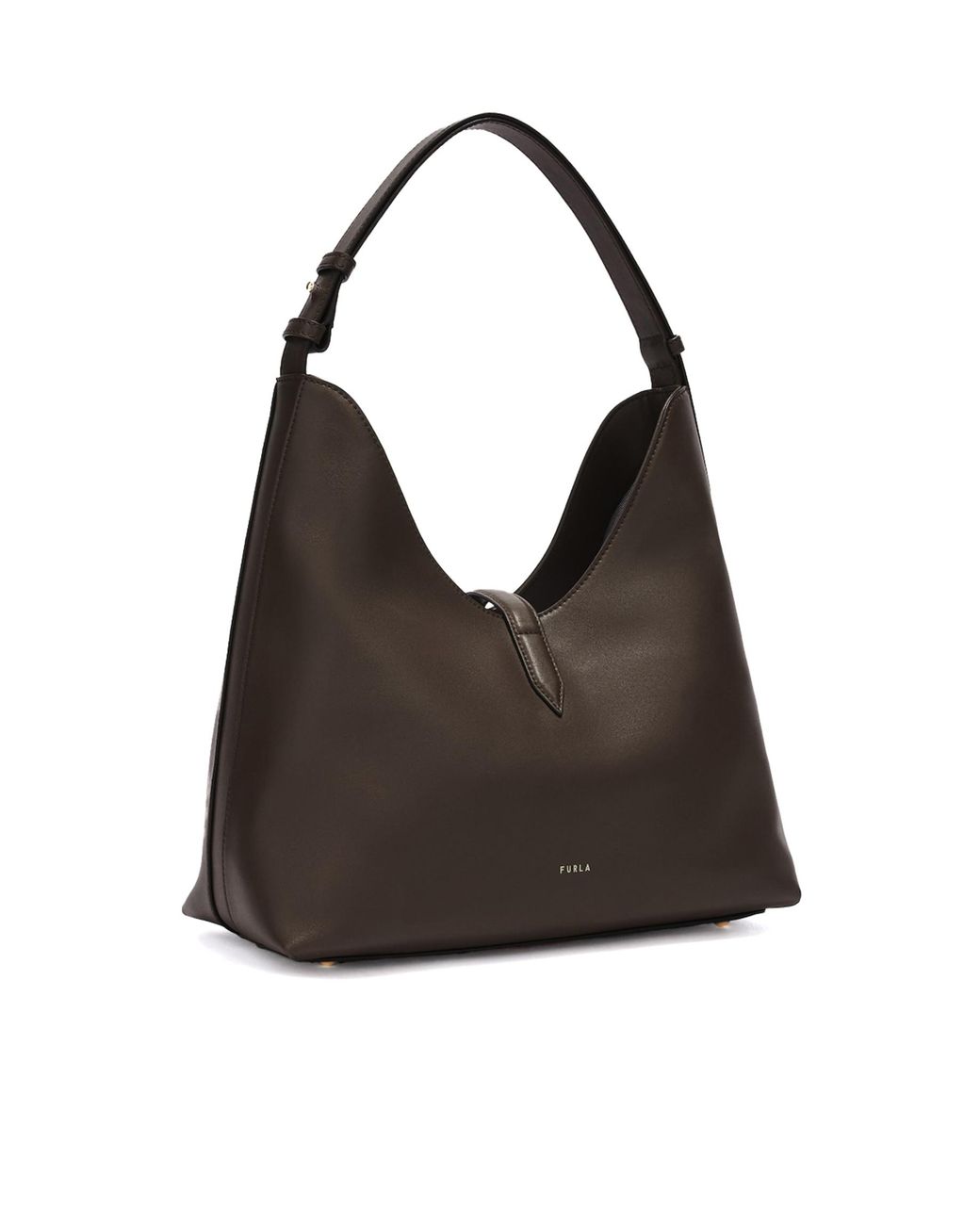 Furla Black Goccia Medium Hobo Bag
