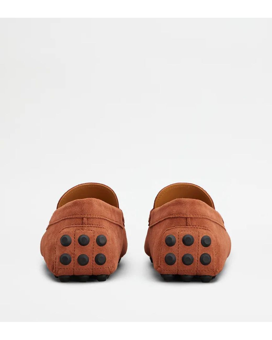 Tod's Brown Round-Toe Loafers for men