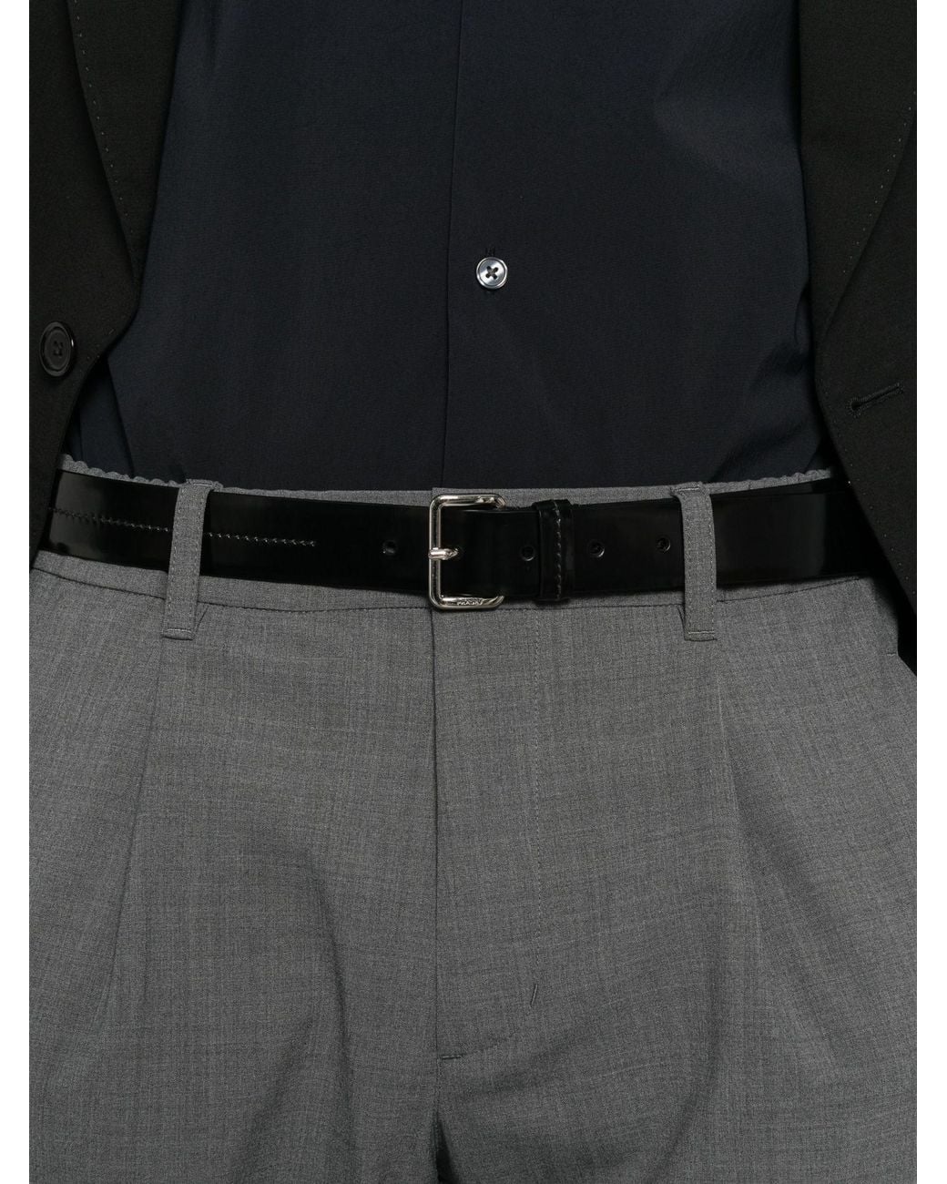 Herno Gray Logo Casual Pants for men