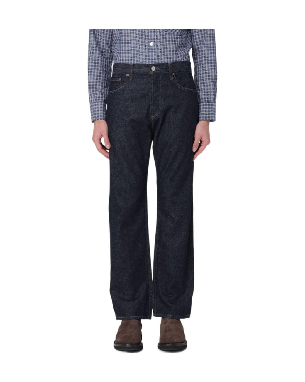 Agolde Blue Magnus Straight-Leg Jeans for men