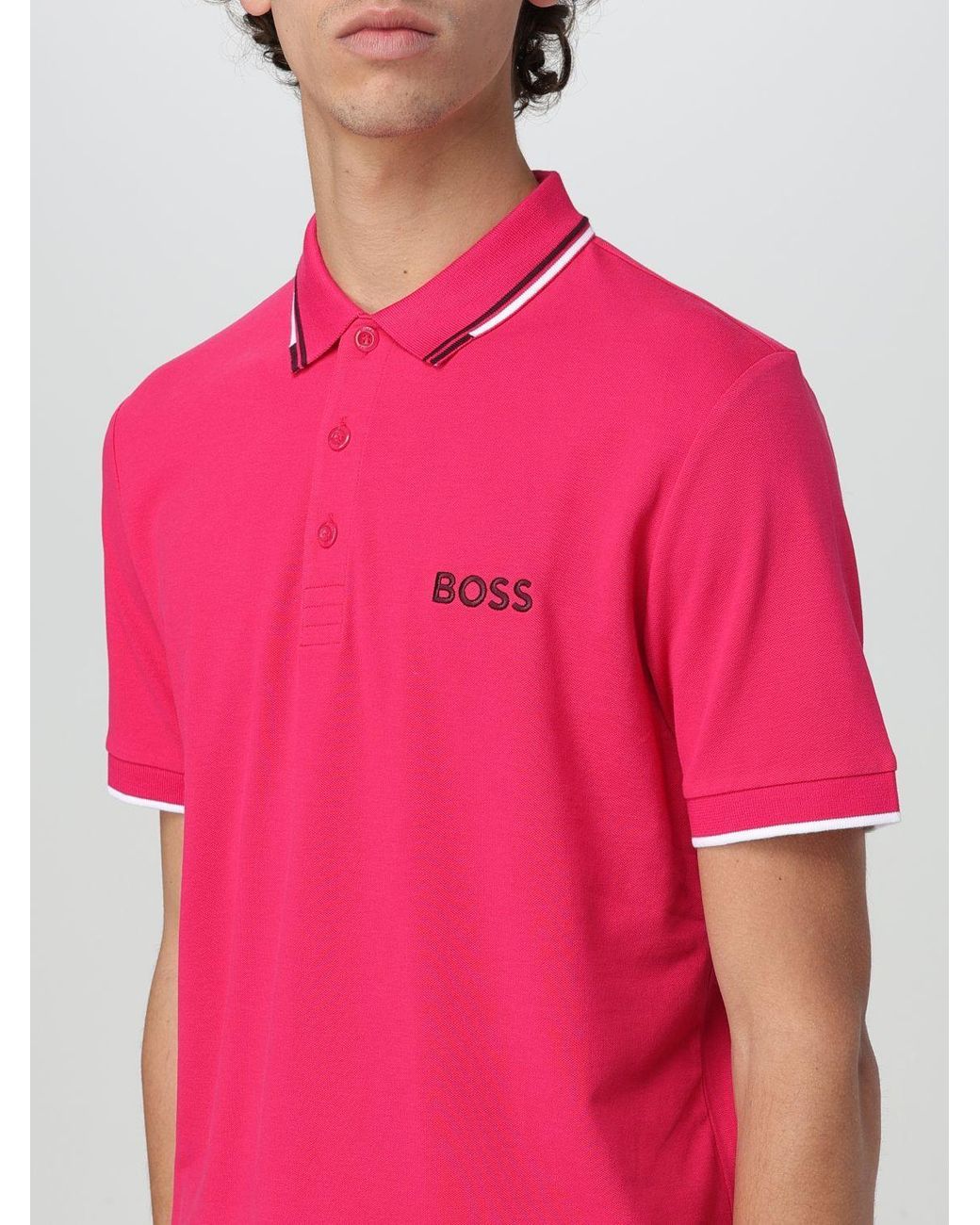 Boss Red Short-Sleeve Polo Shirt for men