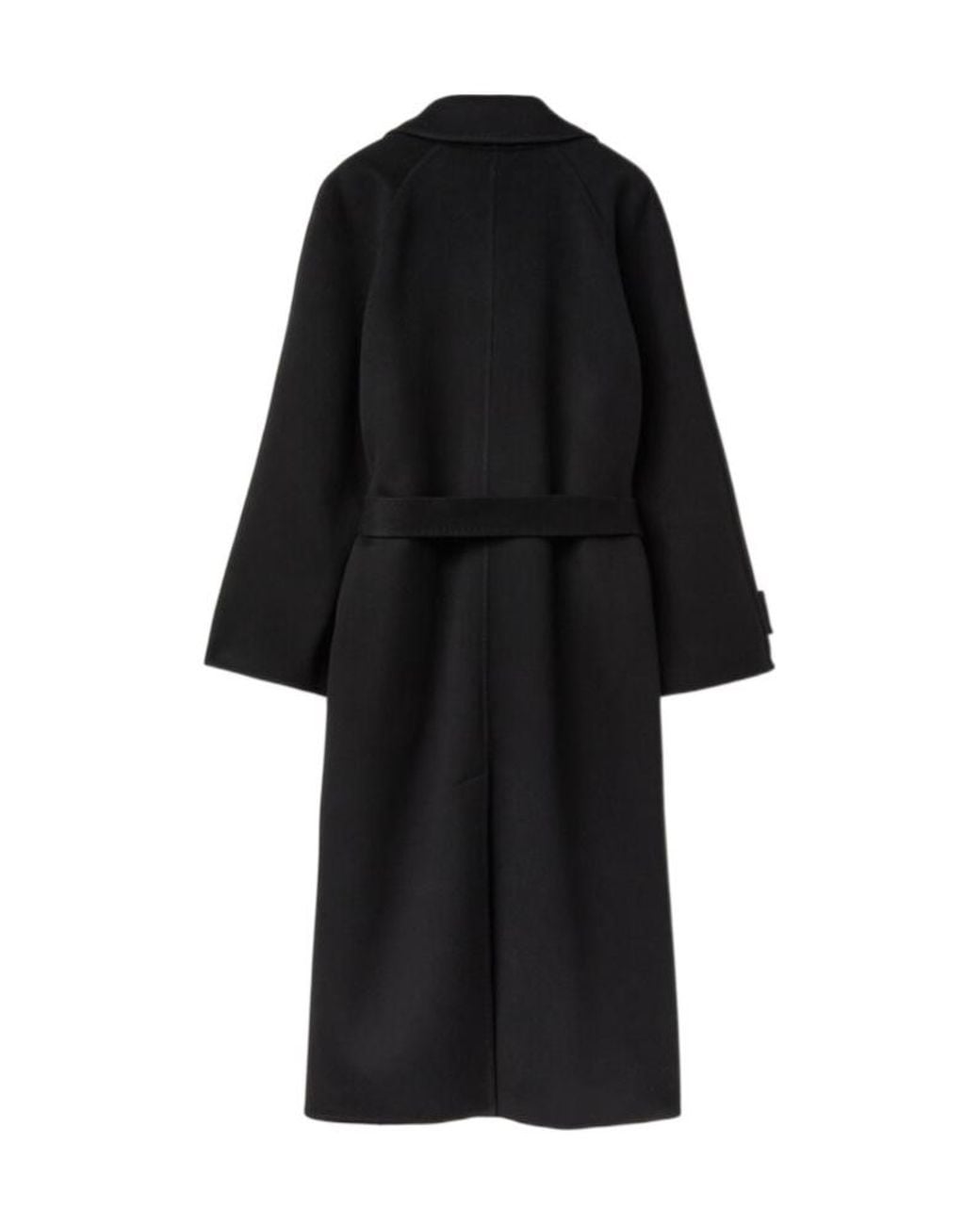 Loro Piana Black Double-Breasted Coat