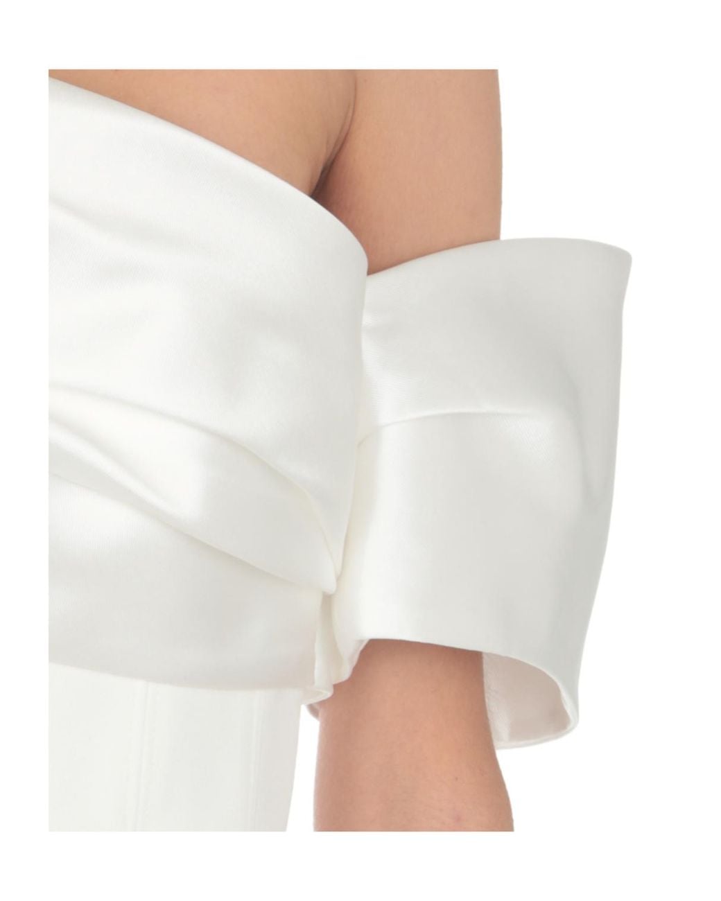 Solace London White Off Shoulder Dress