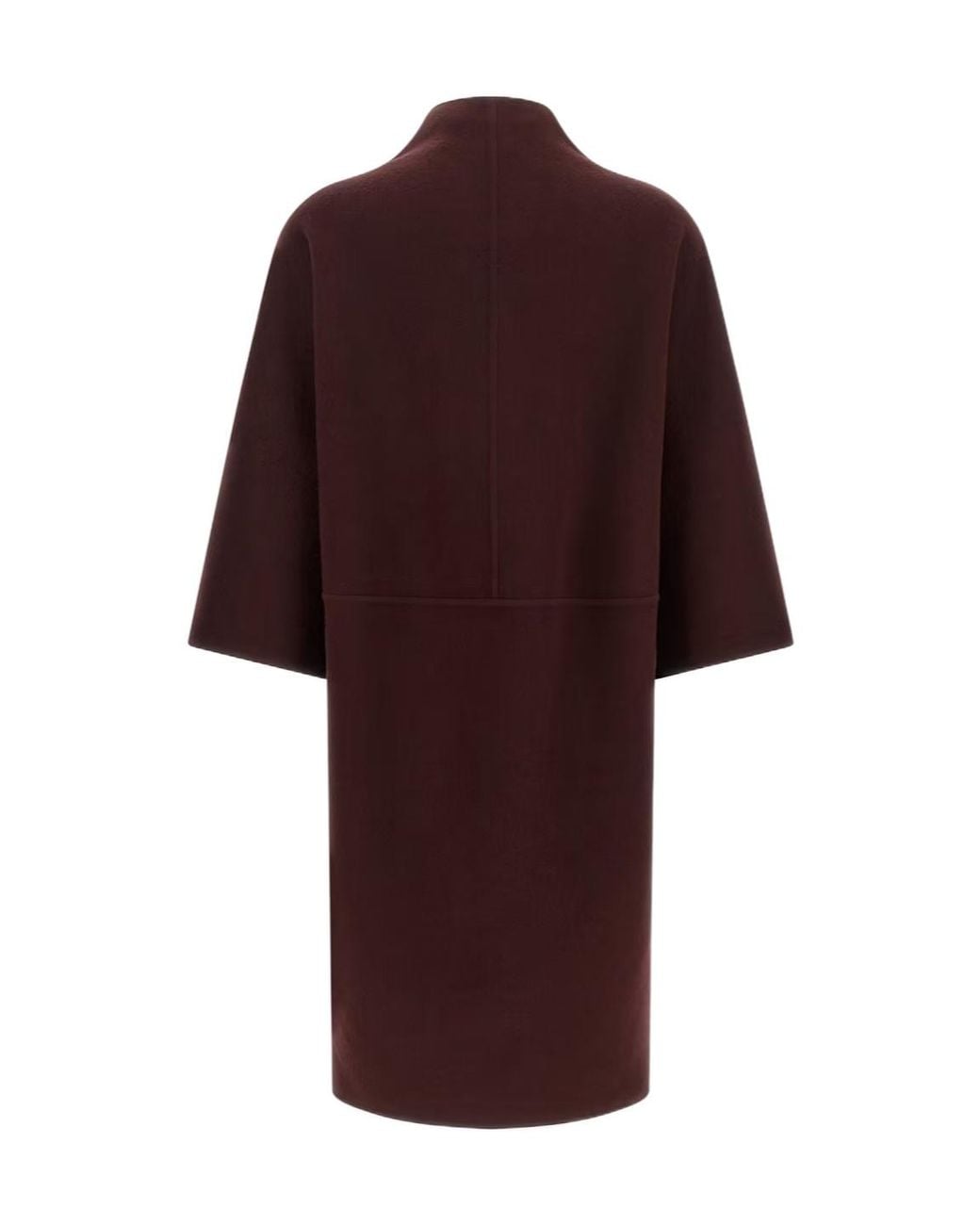 Gianluca Capannolo Red Jane Belted Kimono-Sleeve Coat