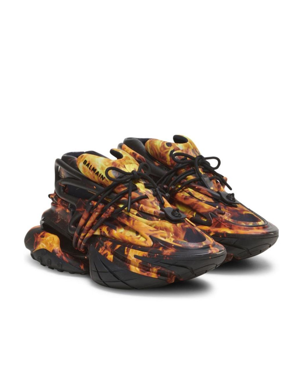 Balmain Brown Unicorn Trainers for men
