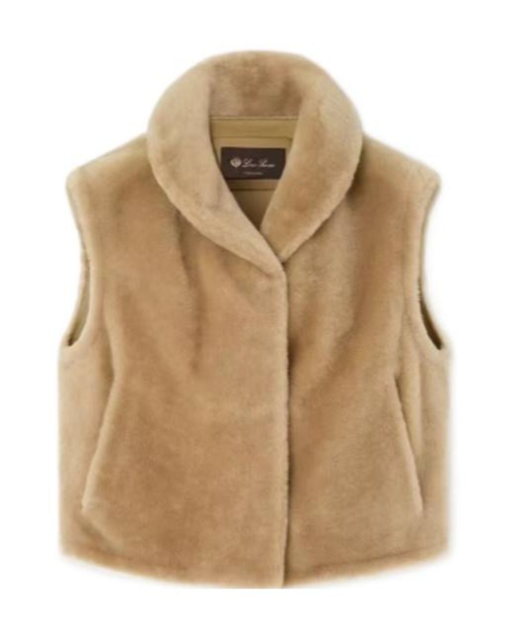 Loro Piana Natural Sleeveless Vest