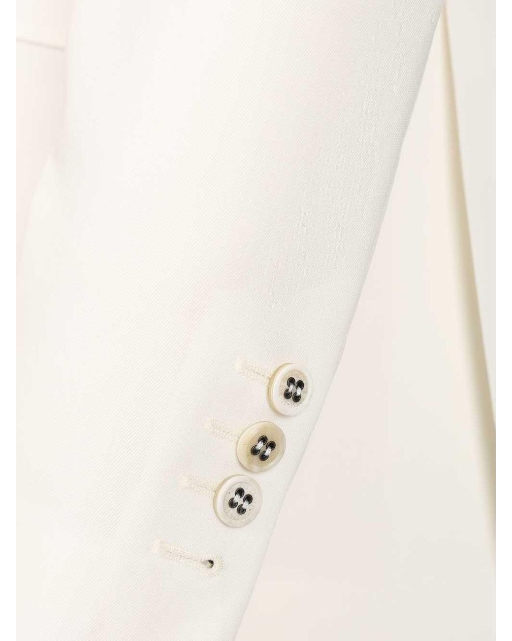 Golden Goose Deluxe Brand White Vintage-Inspired Diva Blazer