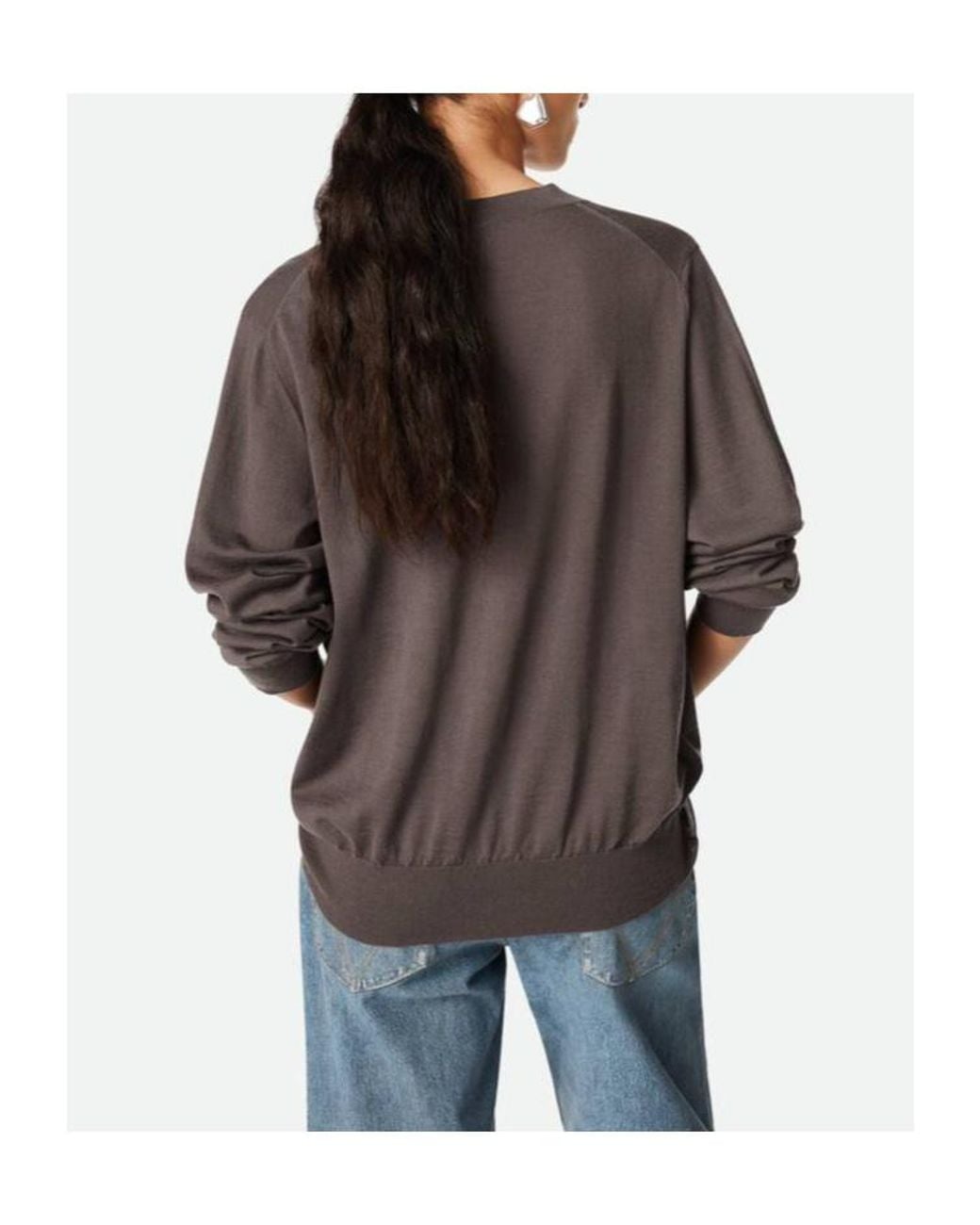 Bottega Veneta Gray Light Fine Cashmere Jumper