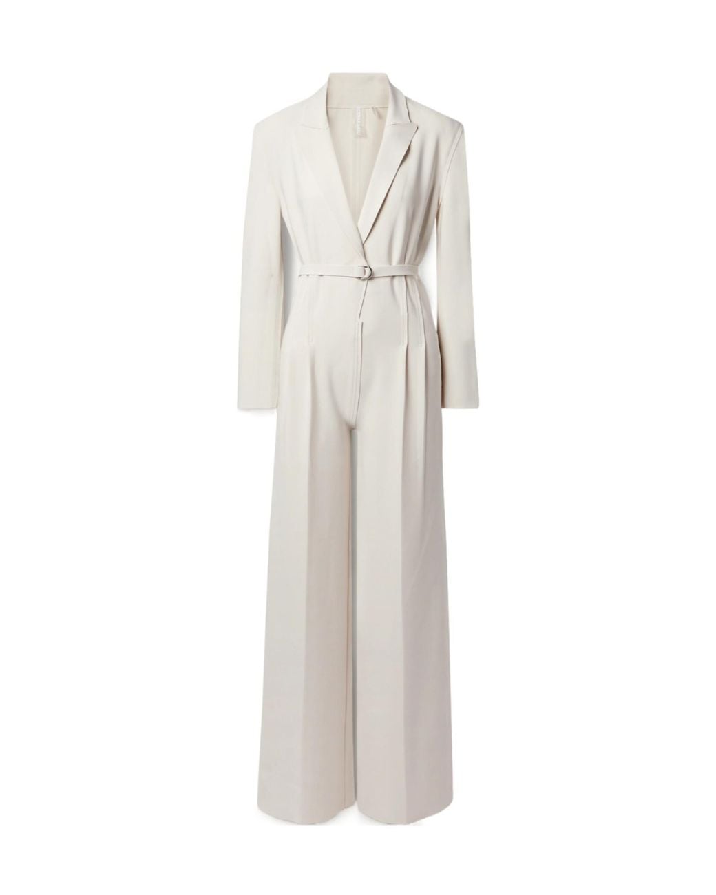 Norma Kamali White Stretch-Jersey Jumpsuit