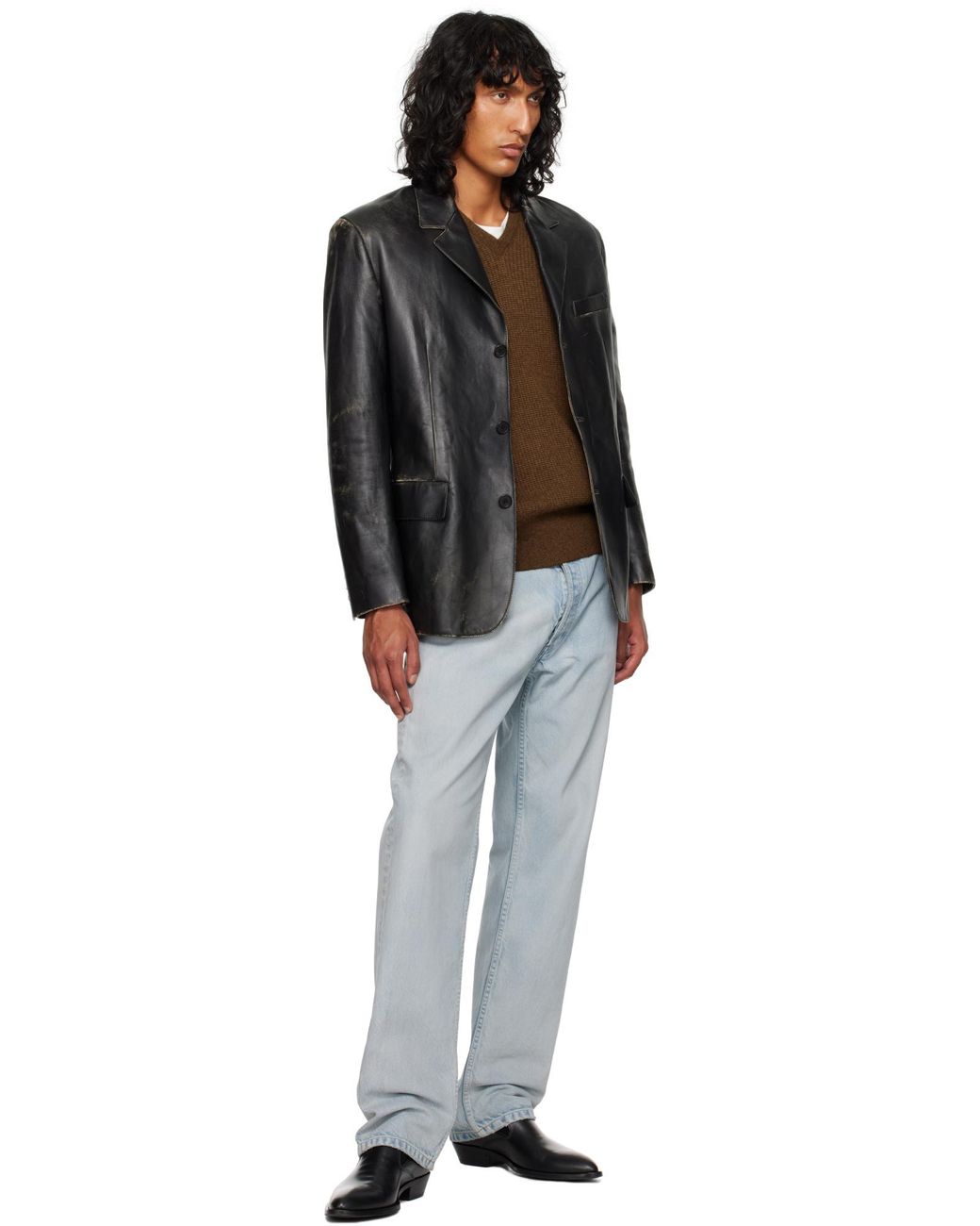 The Row Black Genki Jacket for men