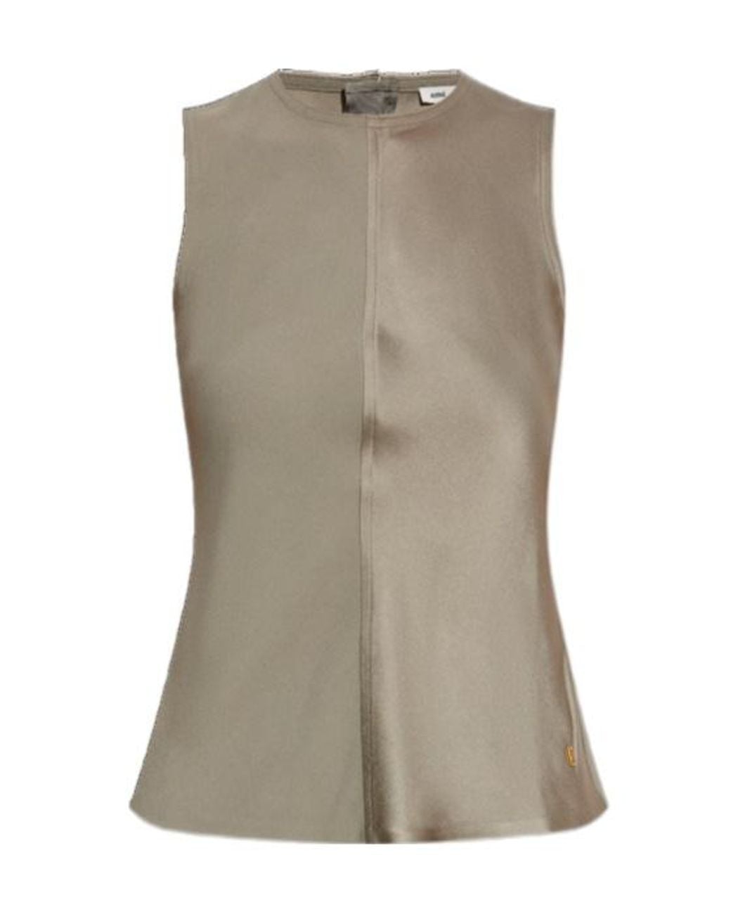 AMI Gray Sleeveless Top