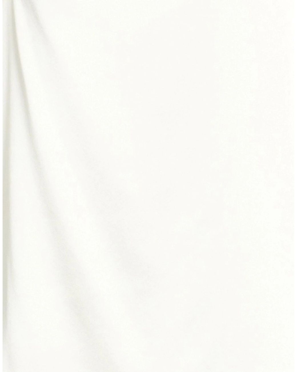 Max Mara White A Simple Solid-Color Satin Top