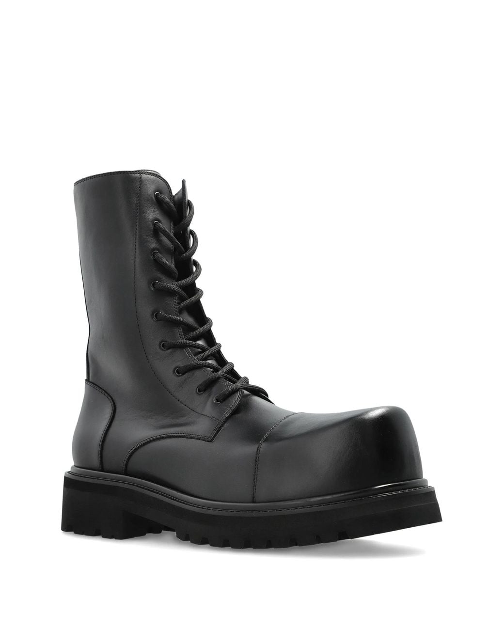 Vetements Black Stomp Combat Boot for men