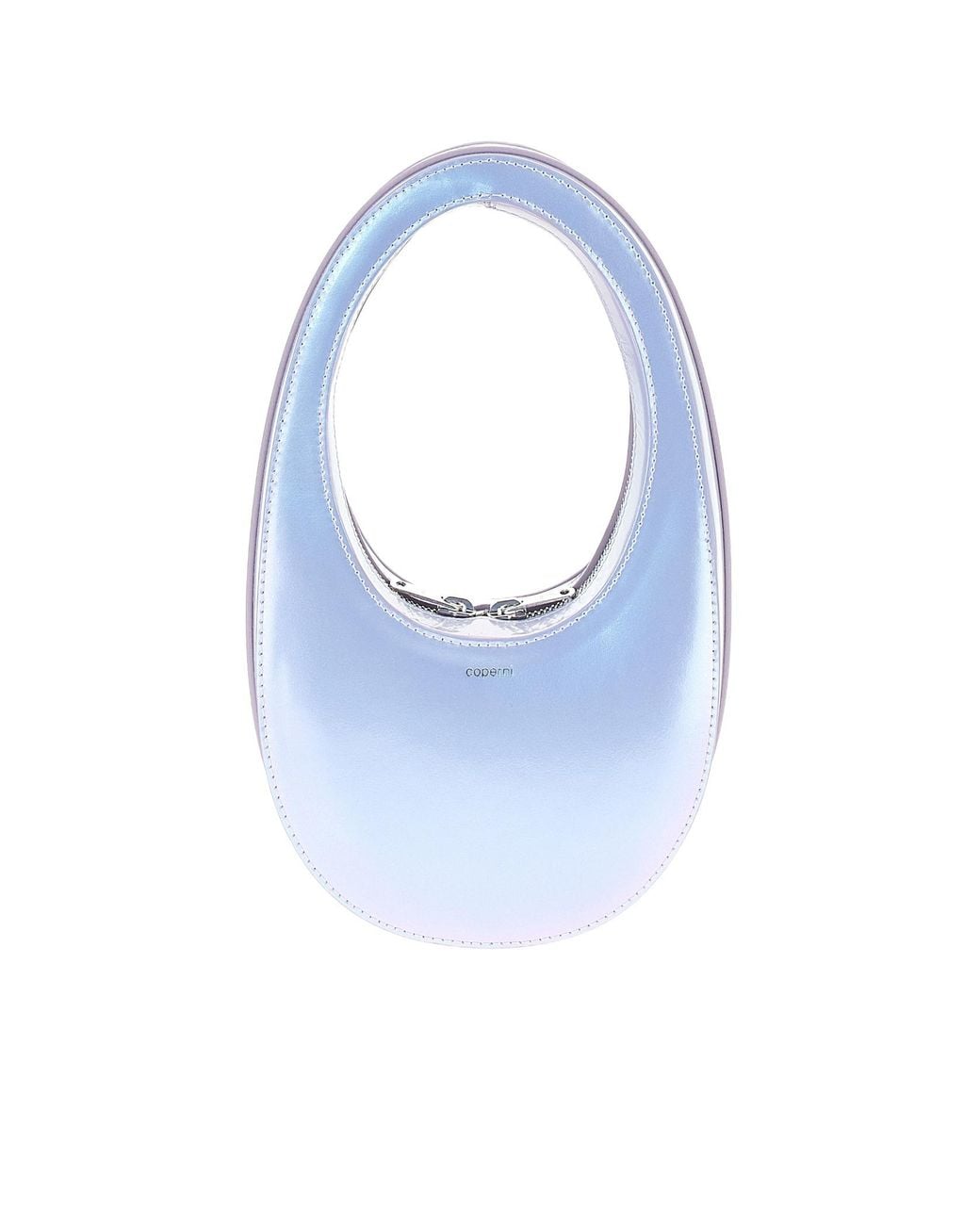 Coperni Blue Pearlised Mini Swipe Bag