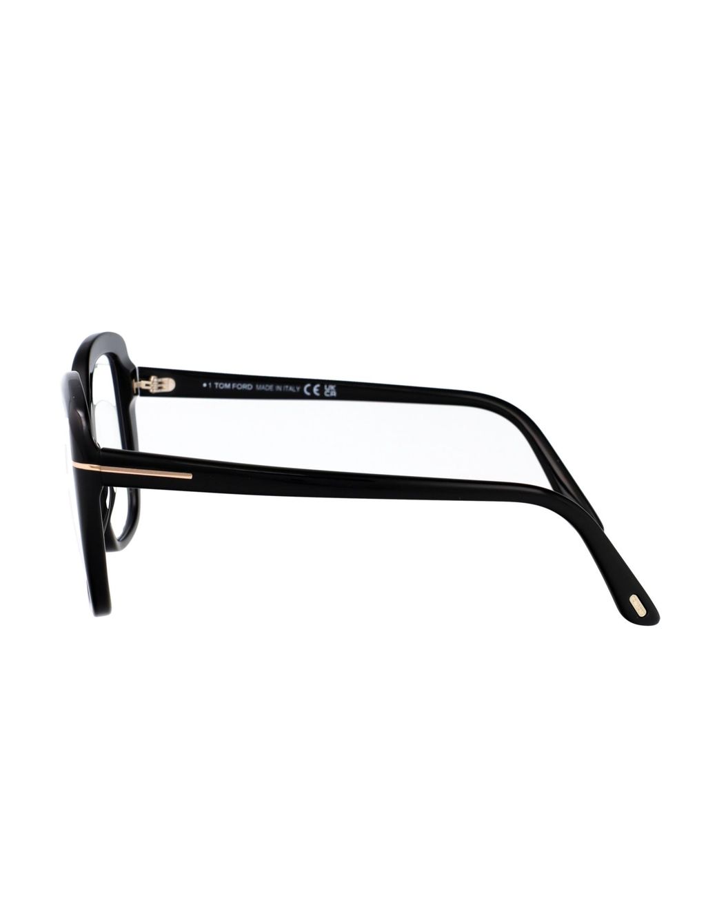 Tom Ford Black Eyewear Square Frame Glasses