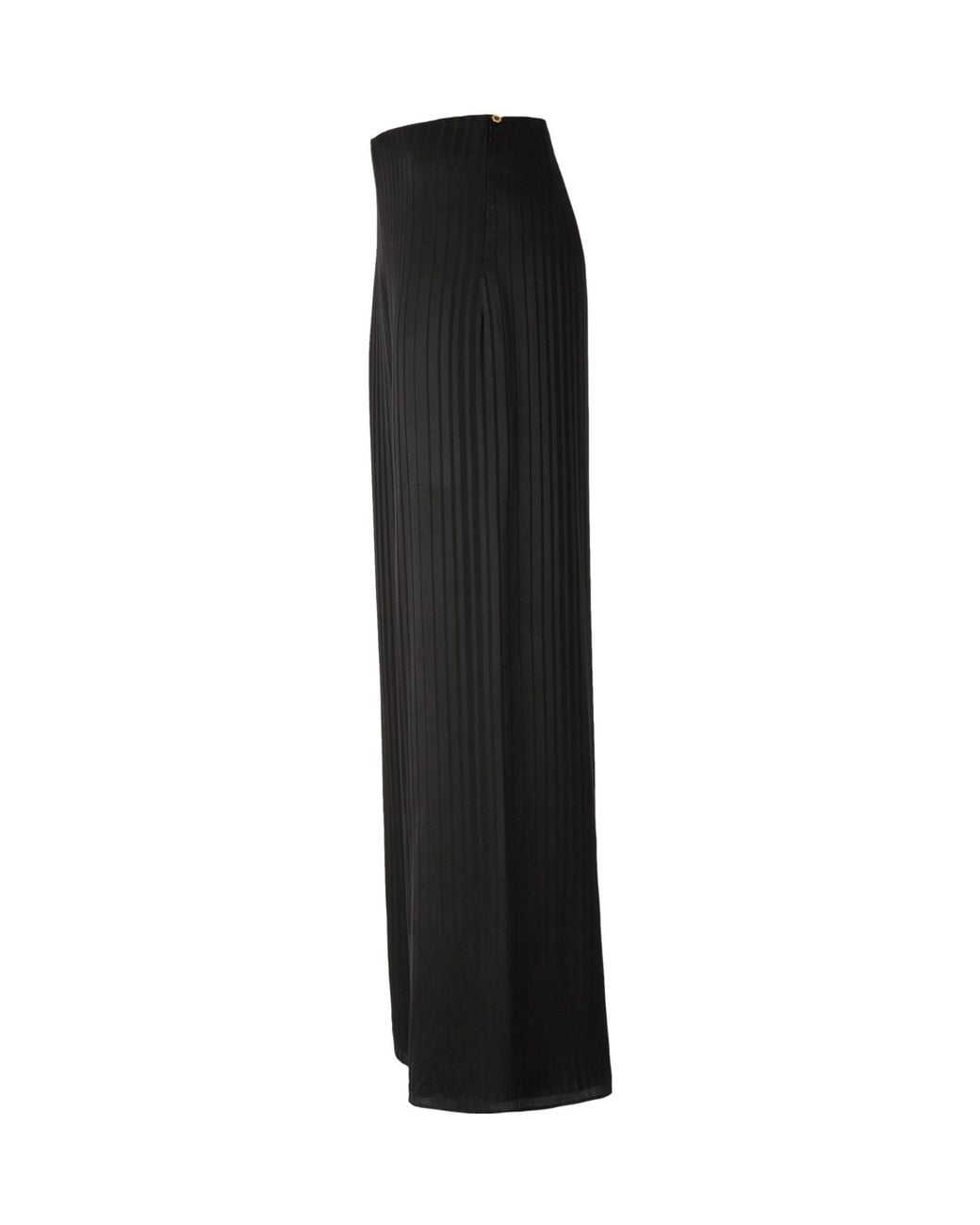 Loro Piana Black Dresden Wide-Leg Trousers