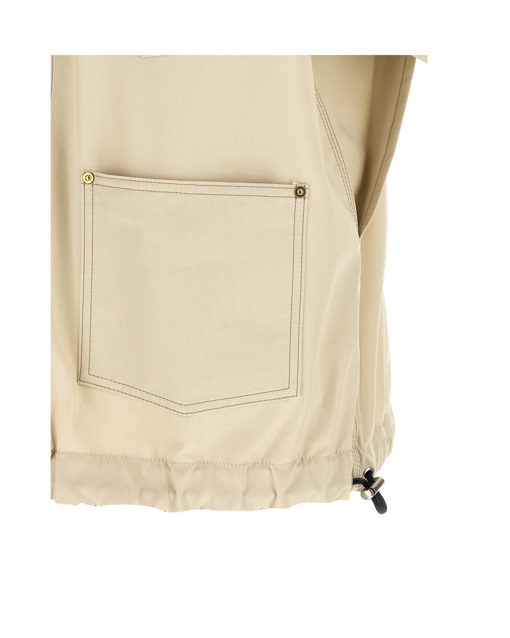 Sacai Natural Carhartt Wip Duck Overshirt Jacket for men