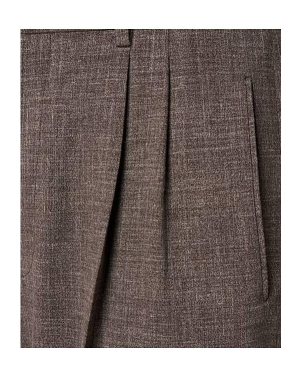 The Row Gray Silk Linen Pants for men