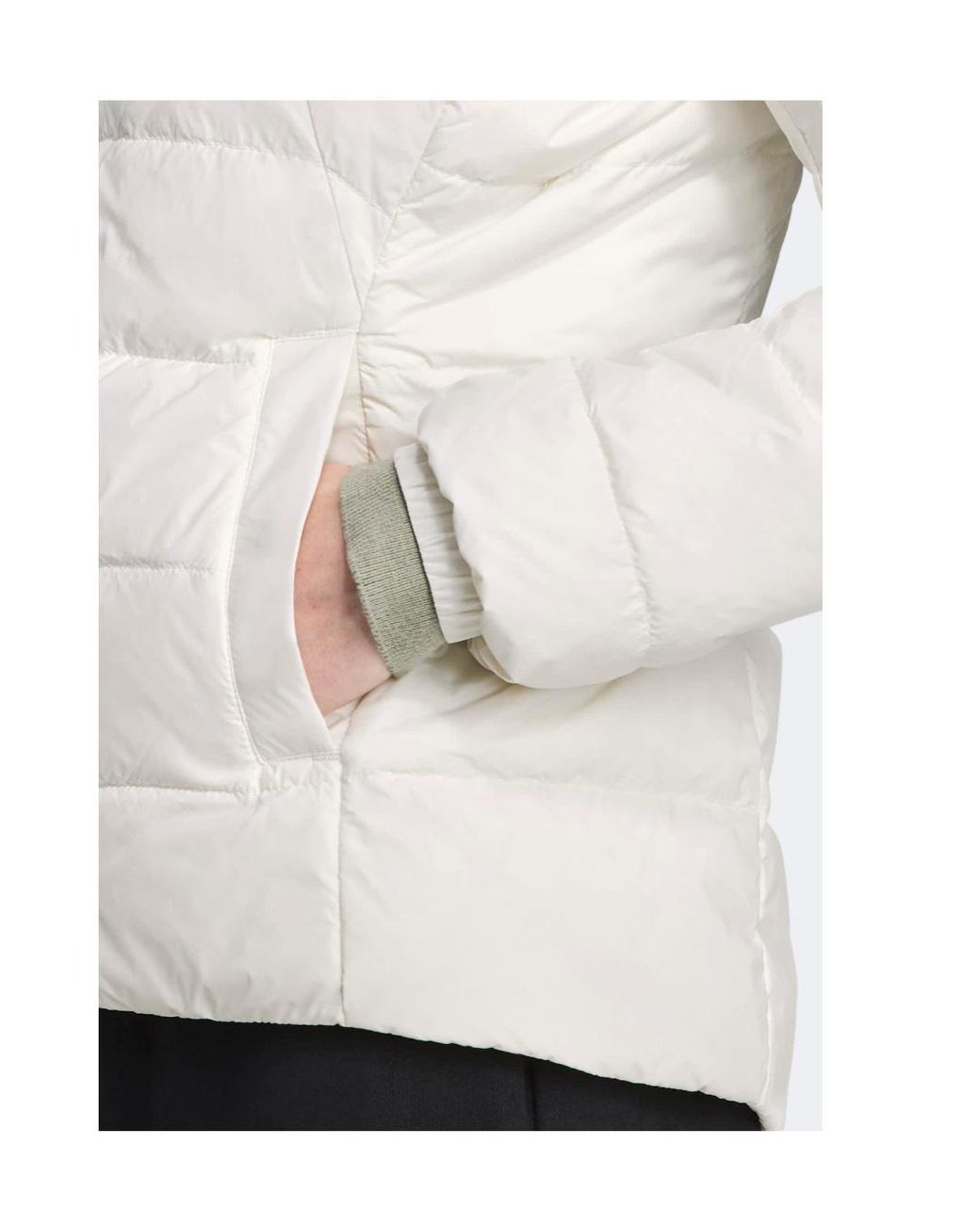 Canada Goose White Abbott Hoodie Label
