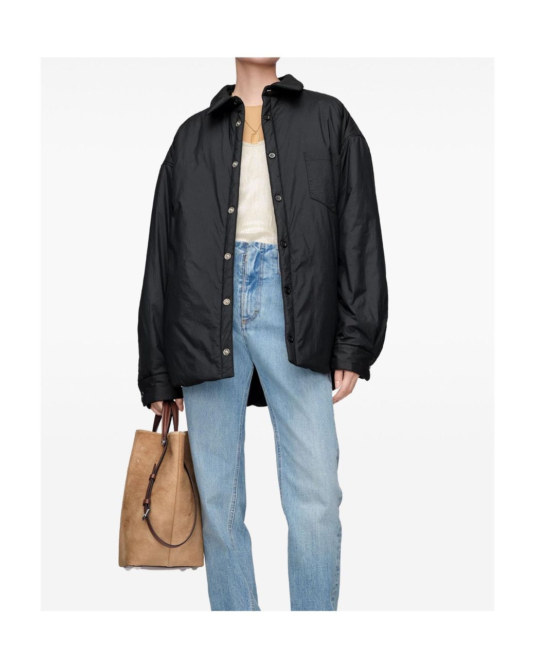 Maison Margiela Black Padded Shirt Jacket