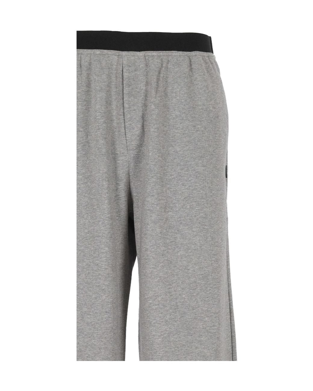MM6 by Maison Margiela Gray Wide-Leg Trousers for men