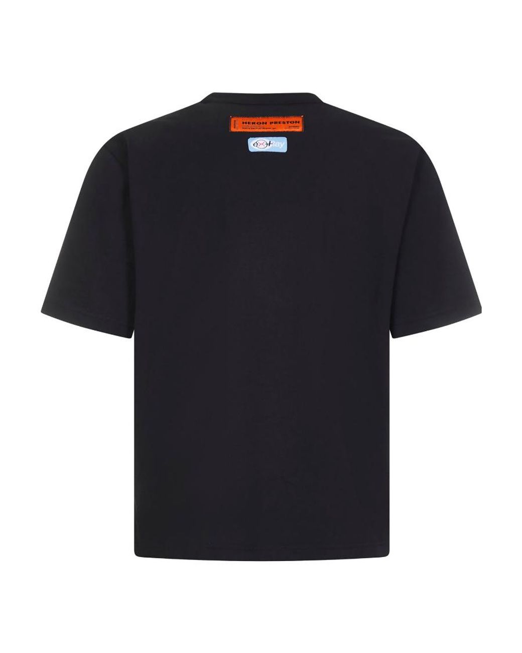 Heron Preston Black Ex-Ray Crewneck T-Shirt for men
