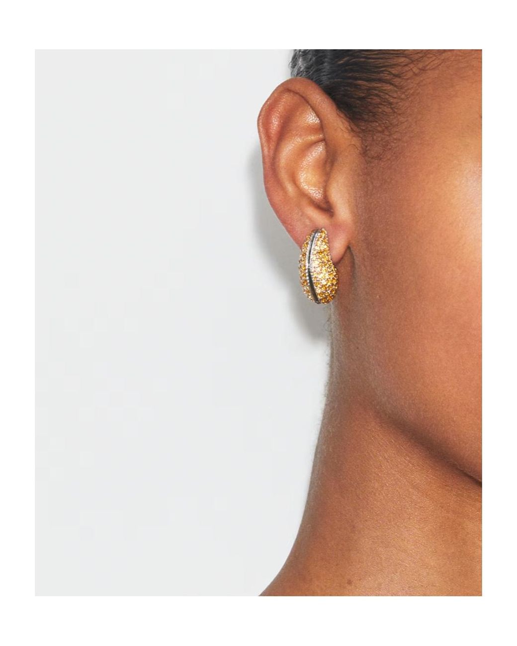 Tory Burch Metallic Crystal-Embellished Earrings