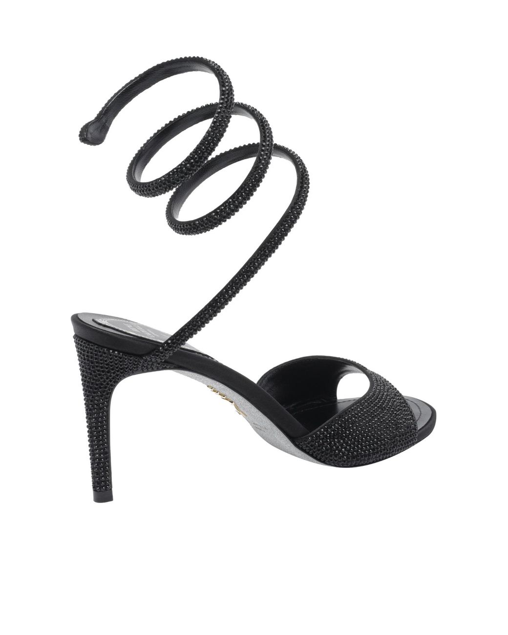 Rene Caovilla Black René Caovilla Embellished Sandals