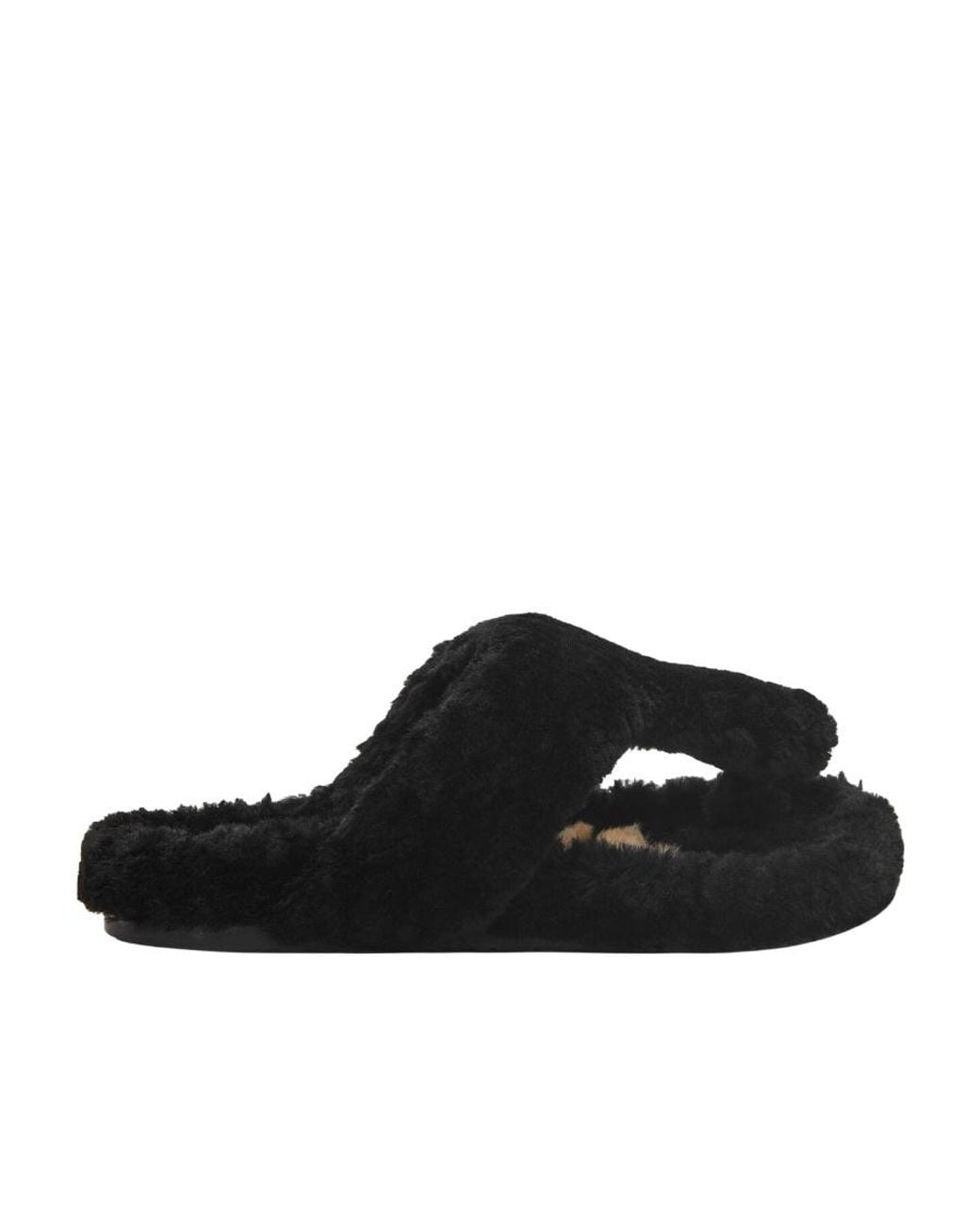 Loewe Black Ease Toe Post Sandals