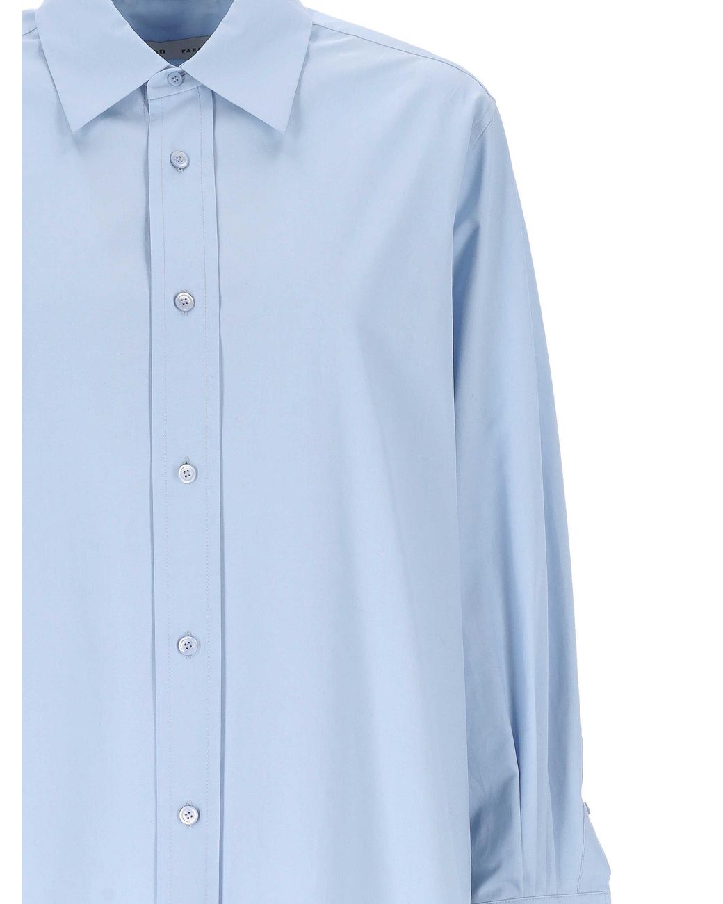 Carven Blue Long Tailored Shirt