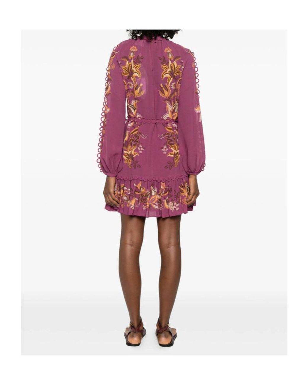 Farm Rio Red Ruffled Dress