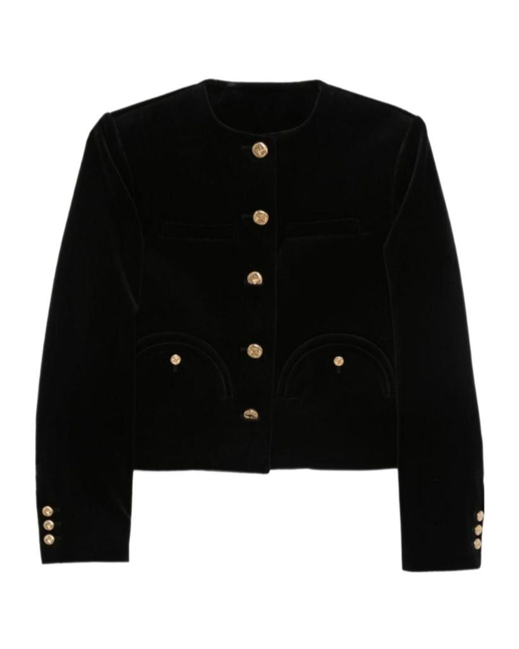 Blazé Milano Black Blazé Milano Jealousy Shamo Cropped Blazer
