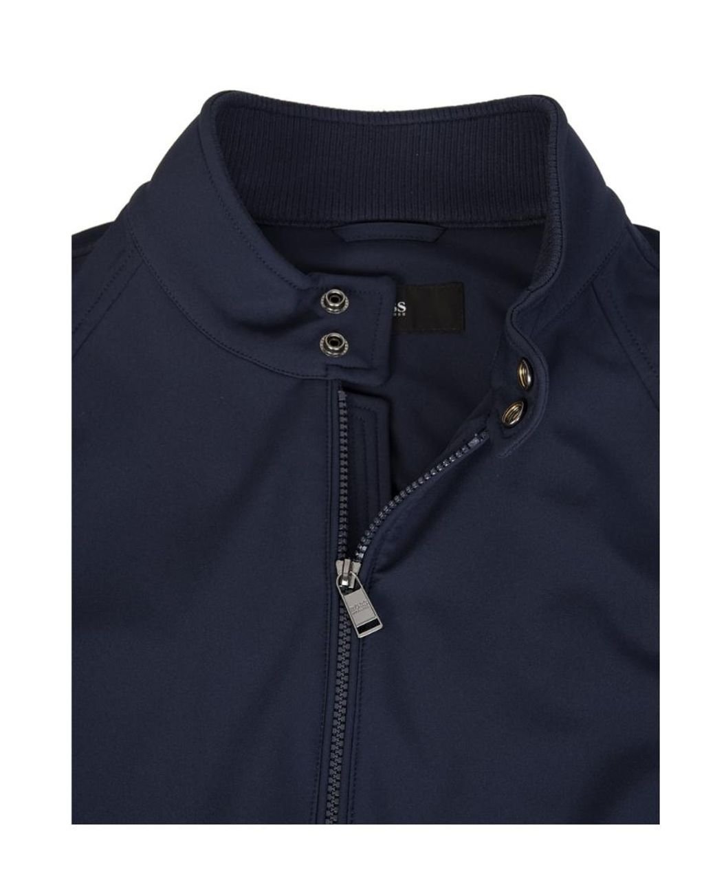 Boss Blue Logo Details Casual Jacket for men