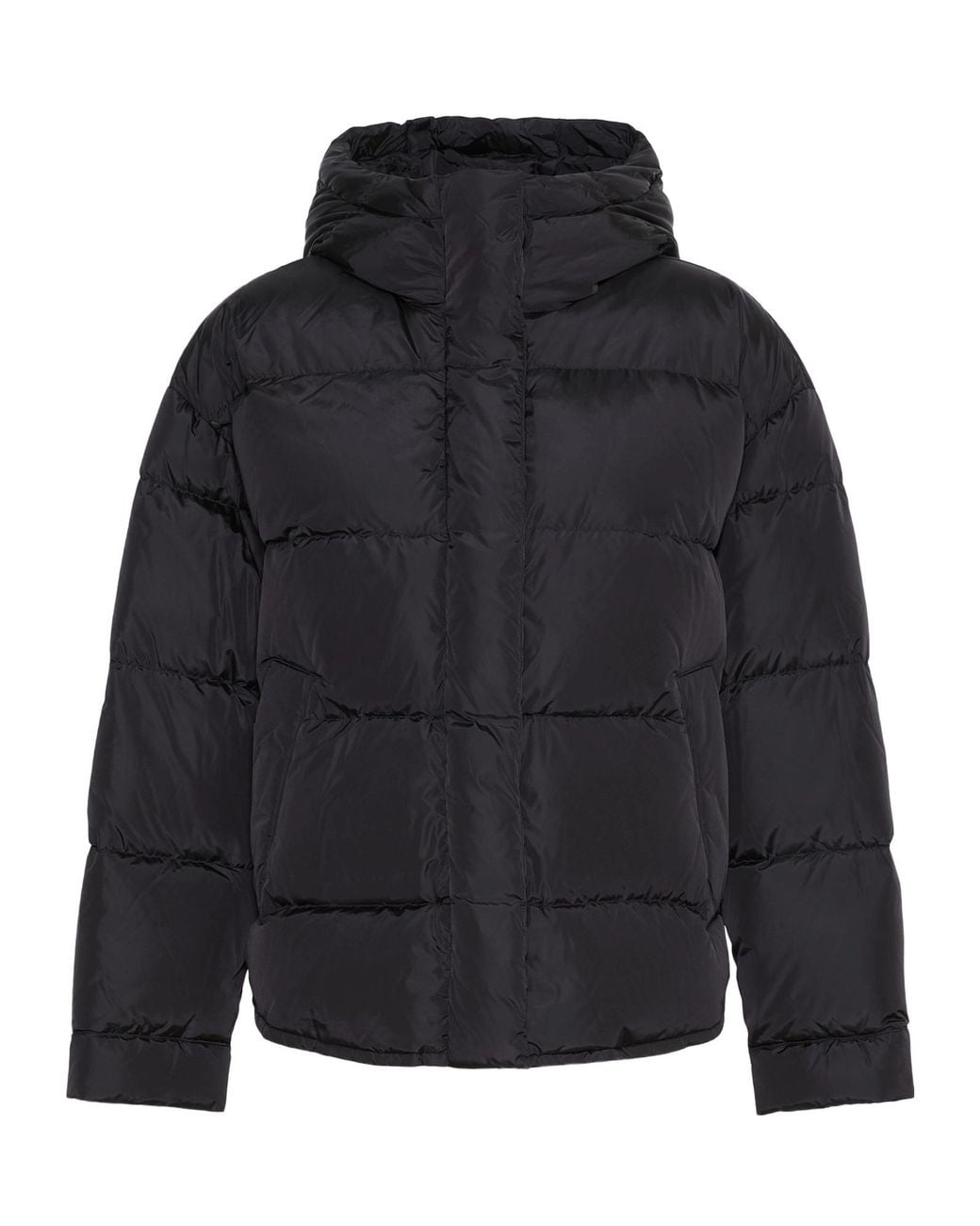 Weekend by Maxmara Blue Water-Repellent Technical Taffeta Down Jacket